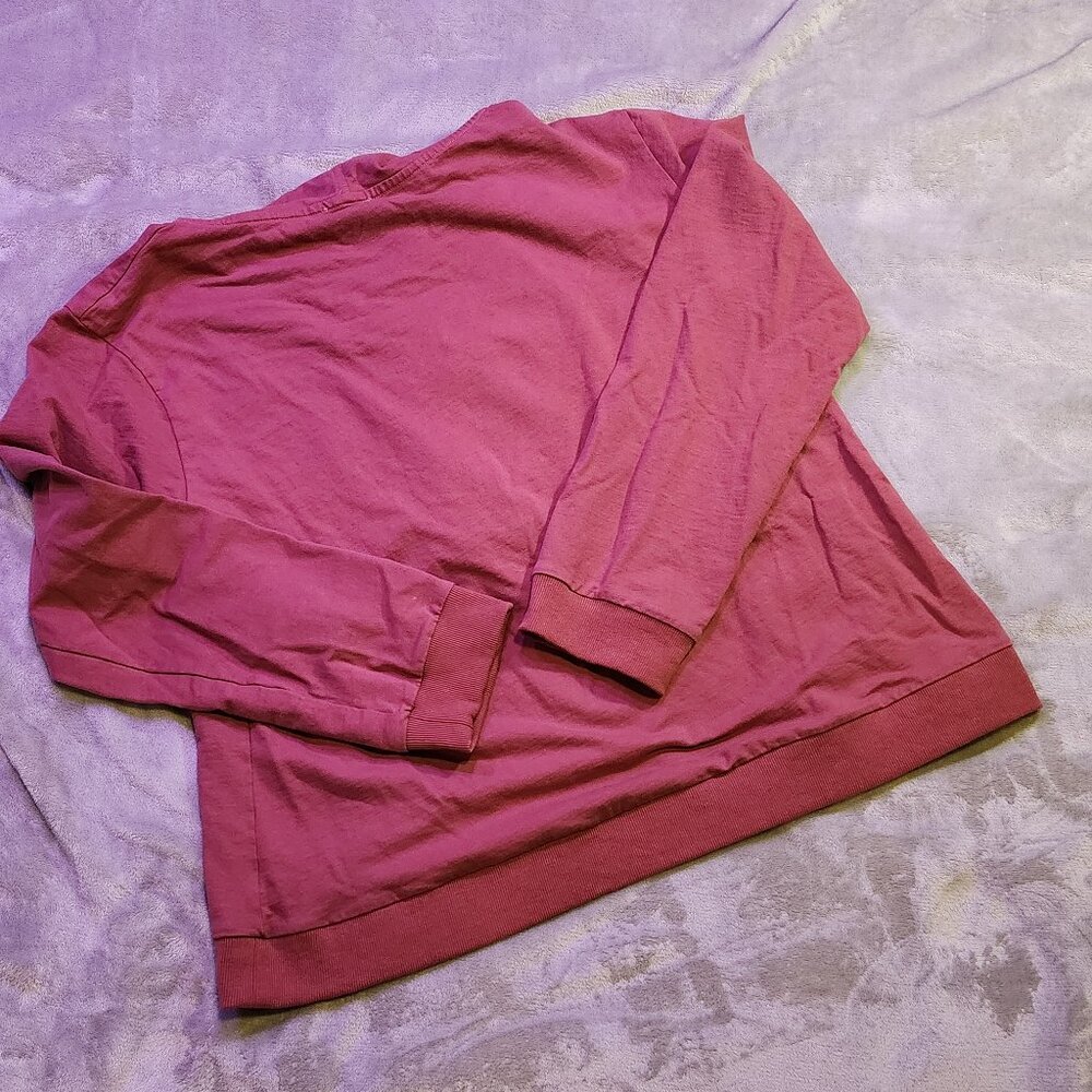 NWOT Cotton Bleu XL Women's Burgandy pullover Hoodie 100% cotton - Picture 3 of 16